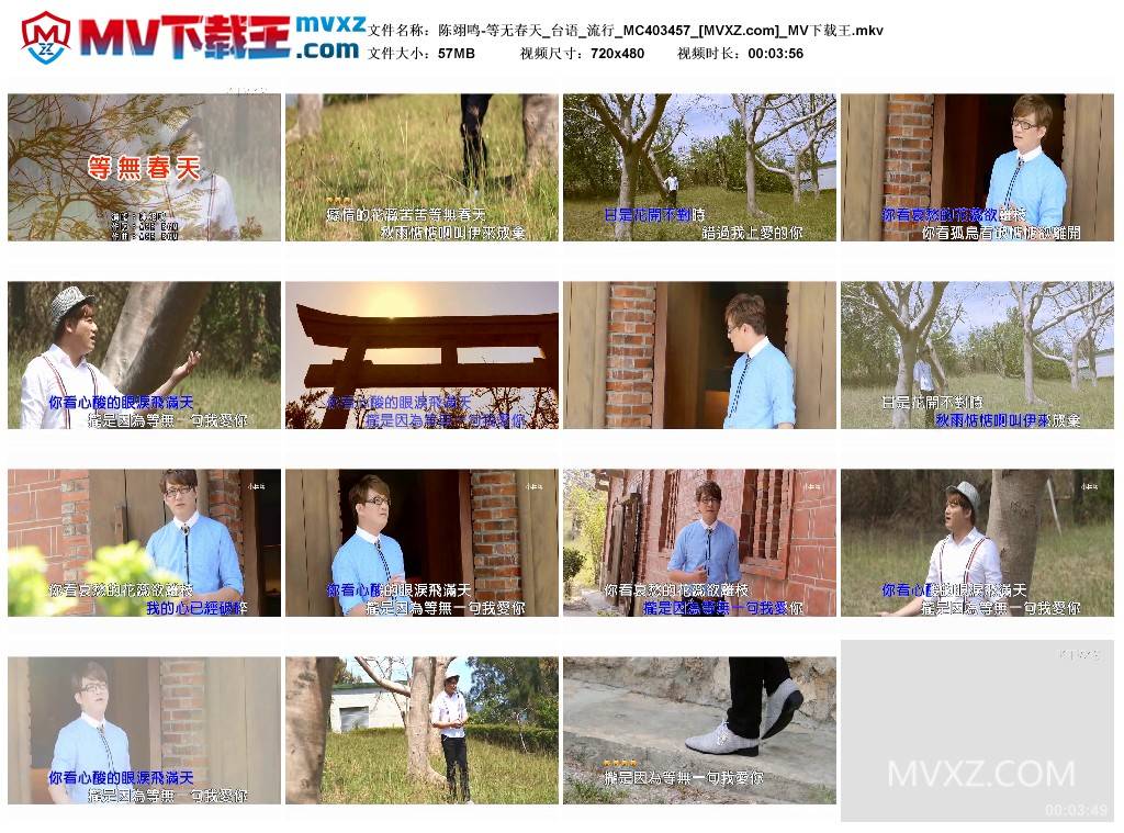 陈翊鸣-等无春天_台语_流行_MC403457